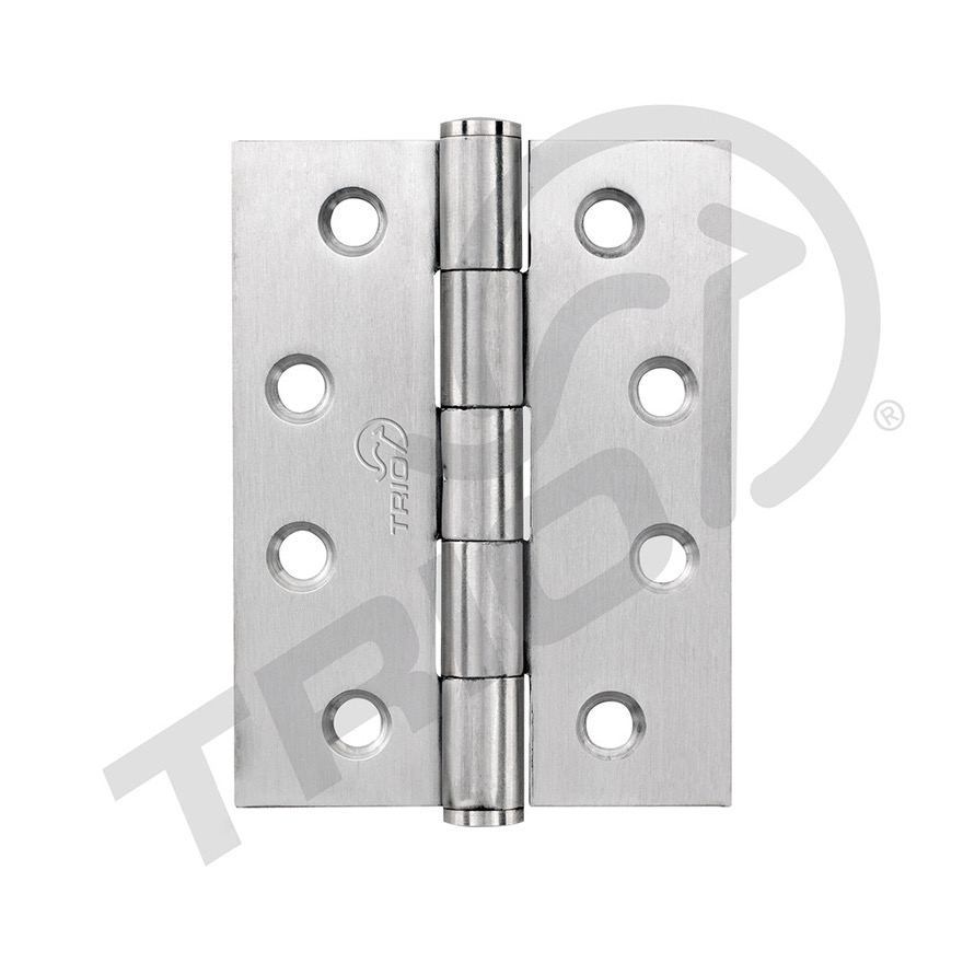 100x75x2.5 Butt Hinge Fixed 316 Satin