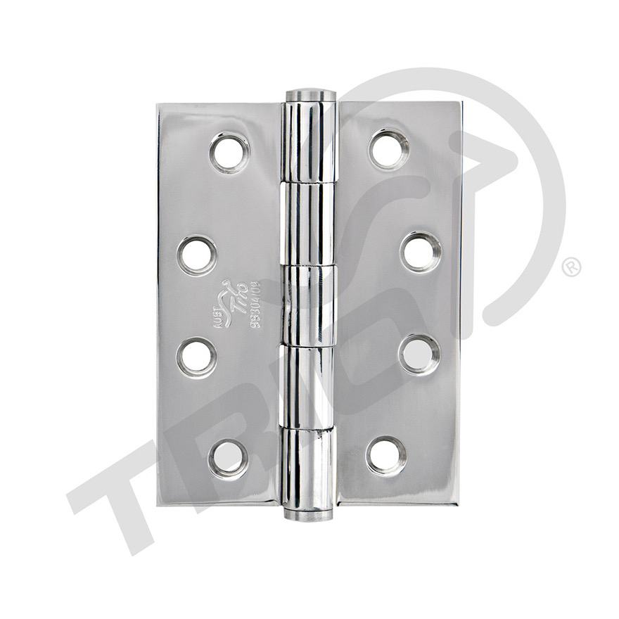 100x75x2.5 Butt Hinge Architectural Fixed 304 Polished