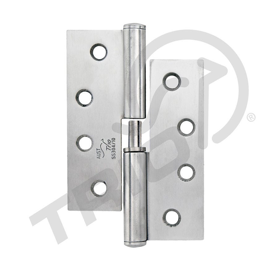 100x75x2.5 Butt Hinge Left Hand Lift Off 304 Satin