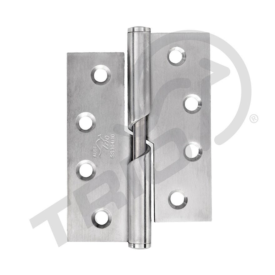 100x75x2.5 Butt Hinge Right Hand Rising Lift Off 304 Satin