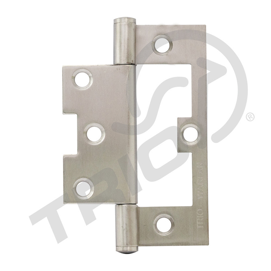 100x65x2.0 Hirline Hinge Architectural Quickfit Fixed 304 Satin