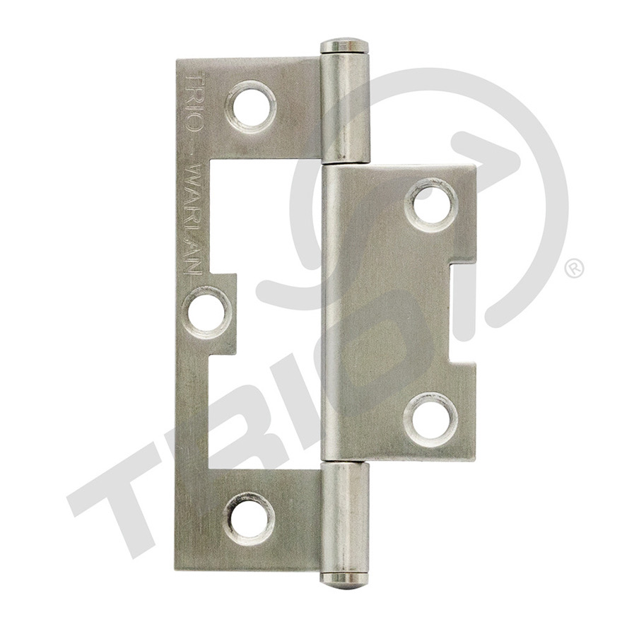 75x44x1.6 Hirline Hinge Architectural Quickfit Fixed 304 Satin