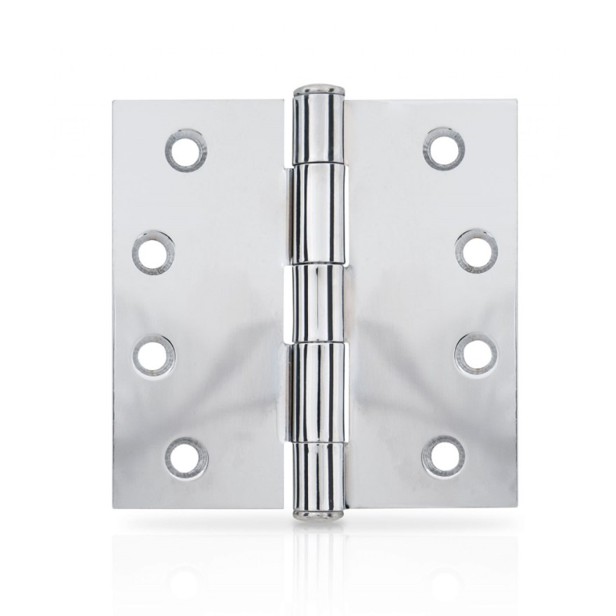 100x100x2.5 Butt Hinge Architectural Fixed Chrome Plated