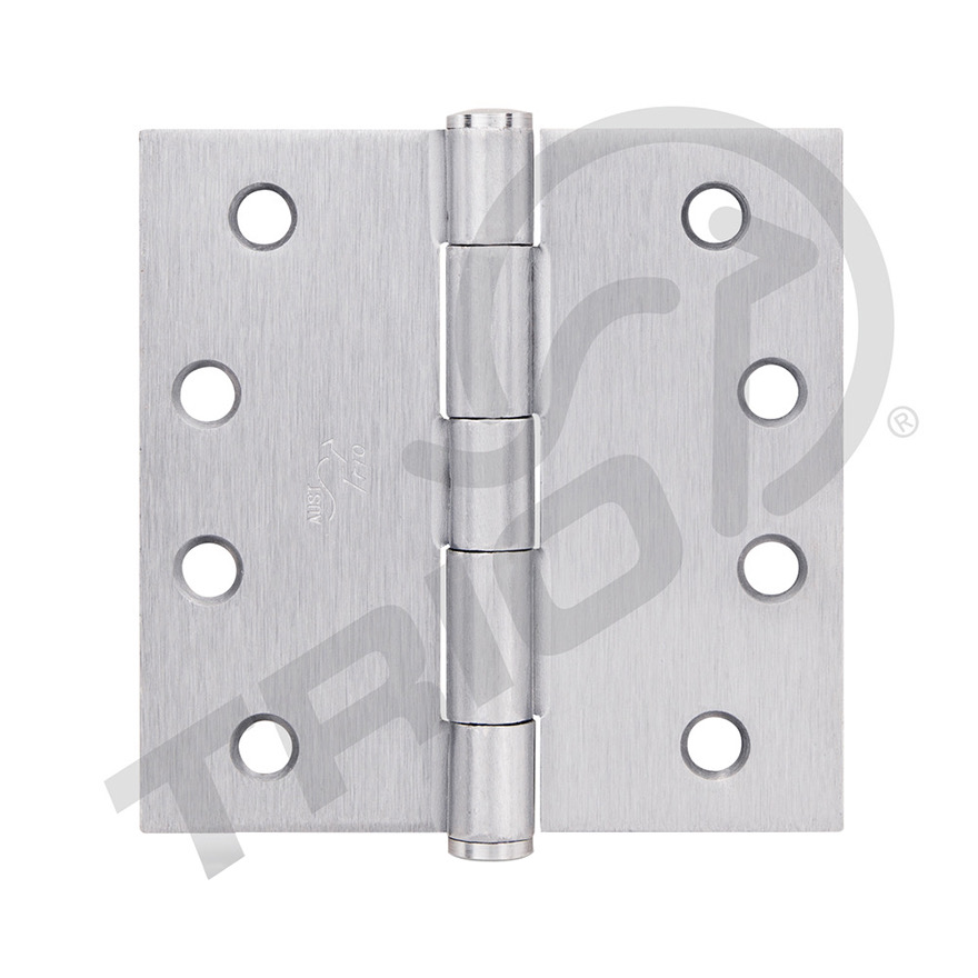 100x100x2.5 Butt Hinge Architectural Fixed Satin Chrome