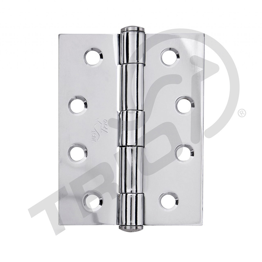100x75x2.5 Butt Hinge Architectural Fixed Chrome Plated