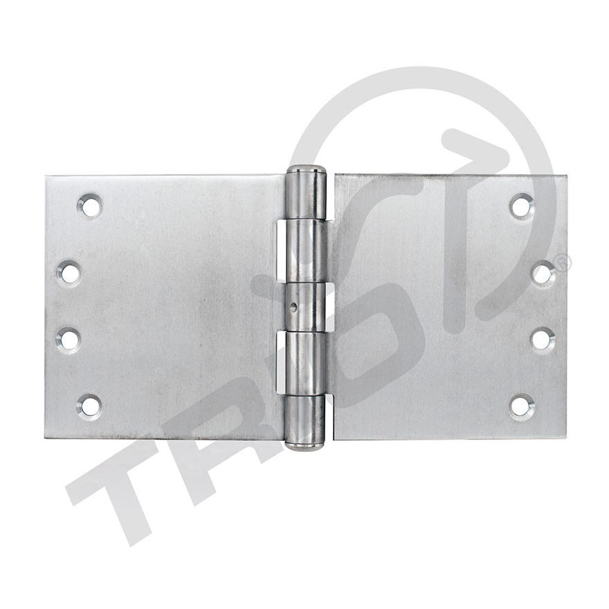 100x200x3.5 Butt Hinge Heavy Duty Wide Throw Fixed 304 Satin