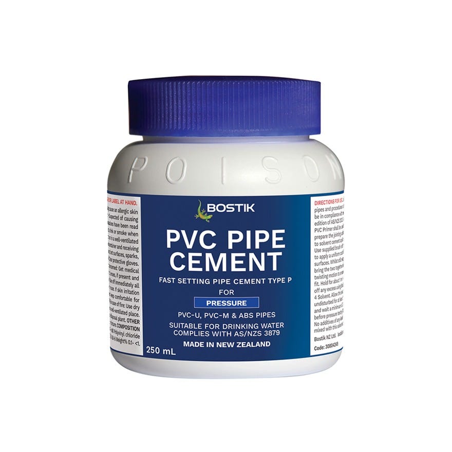 PVC Pipe Cement Pressure Clear 250ml