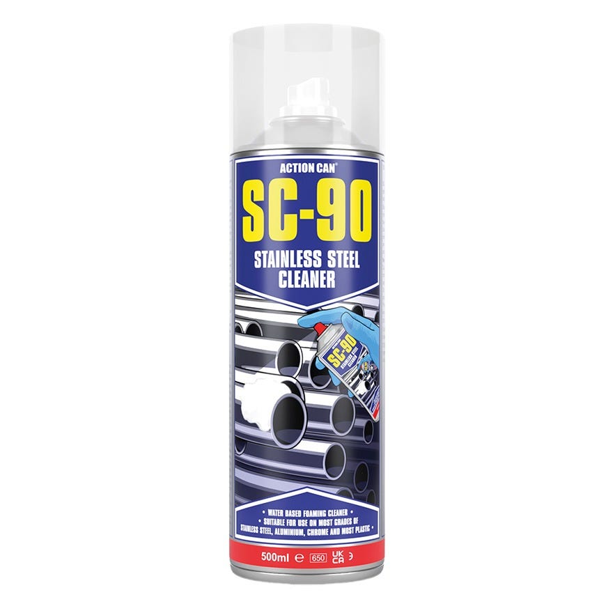 Action Can SC-90 Stainless Foaming Cleaner 500ml Aerosol