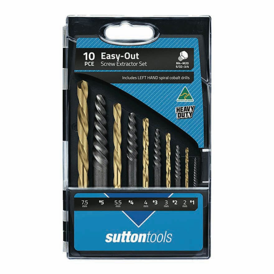 #1 - #5 Screw Extractor Set (S20L) with Left Hand Cobalt Drills