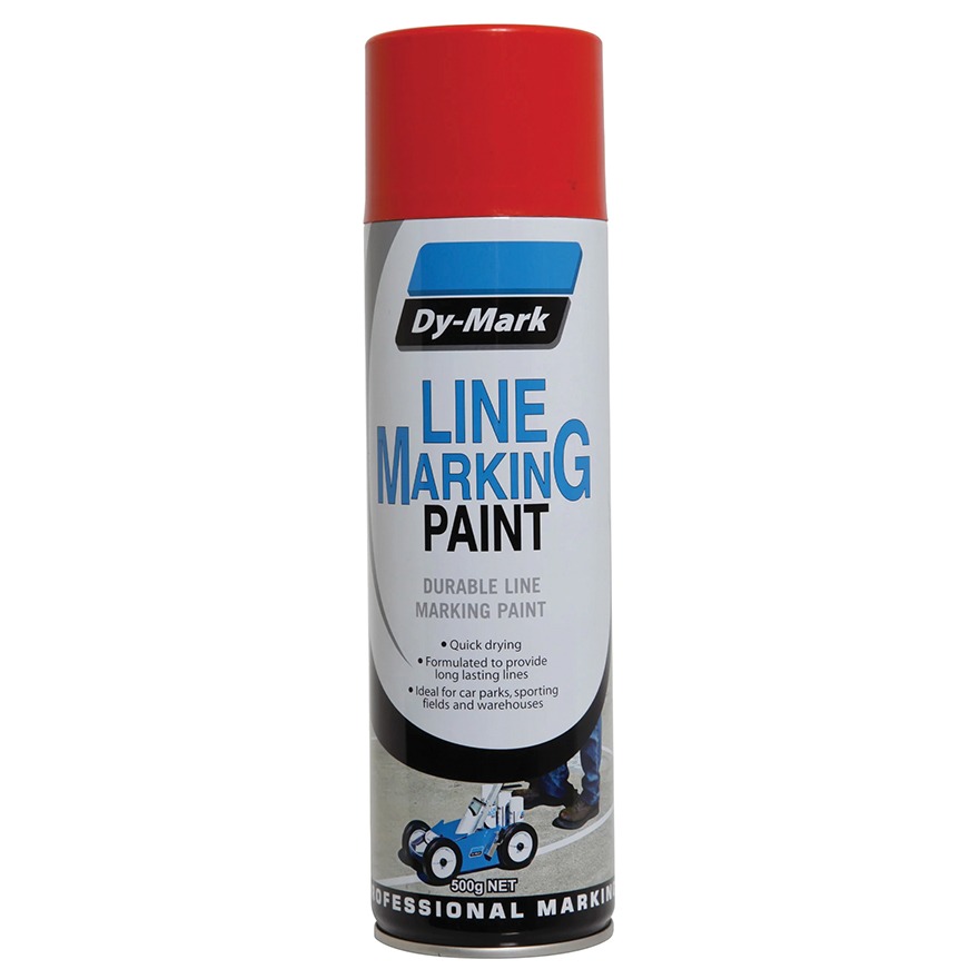 Tradegear Inverted Spray Can Line Marker Red  500ml