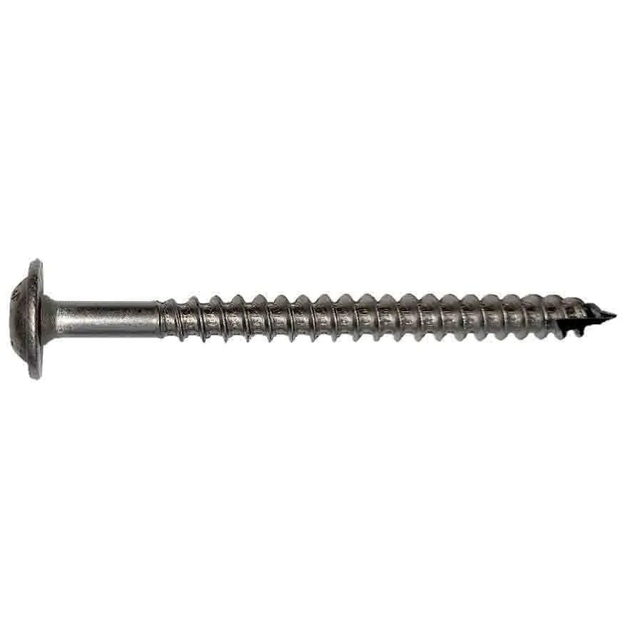 6x120 Washer Head Timber Construction Screw 304 Stainless (T25 Torx Drive)