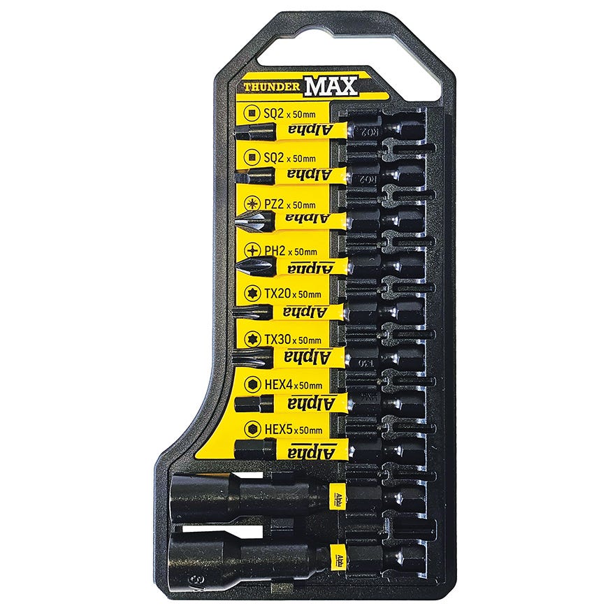 ThunderMAX Impact Driver Set (10pce)