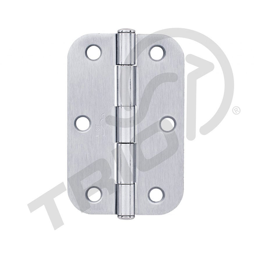 89x73x2.0 Butt Hinge Radius Loose 304 Satin