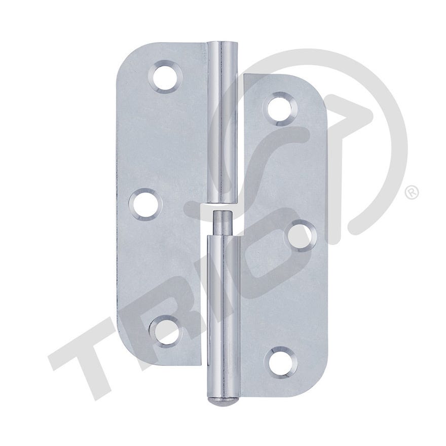 89x58x1.6 Butt Hinge Radius L & N Left Hand Lift Off ZP