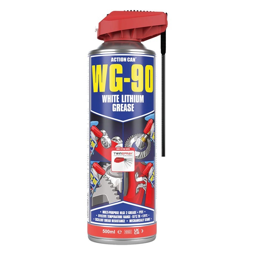 Action Can WG-90 White Lithium Grease 500ml