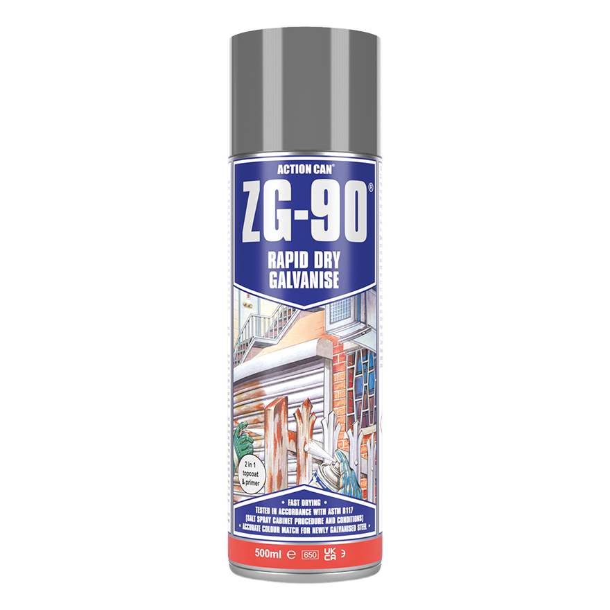 Action Can ZG-90 Cold Zinc Galv - 500ml Aerosol