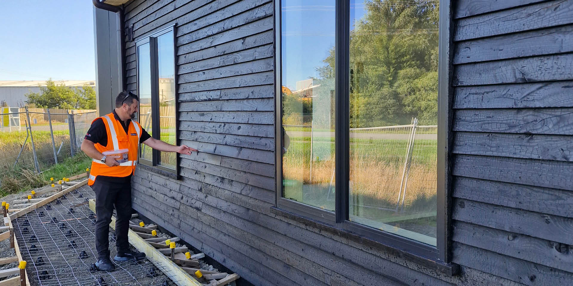 Cladding Secured With Anchormark S2 Screw