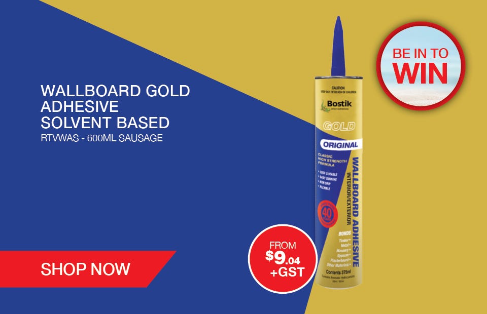 Wallboard Gold Adhesive Solvent Based (600ml) Sausage | Shop Now 